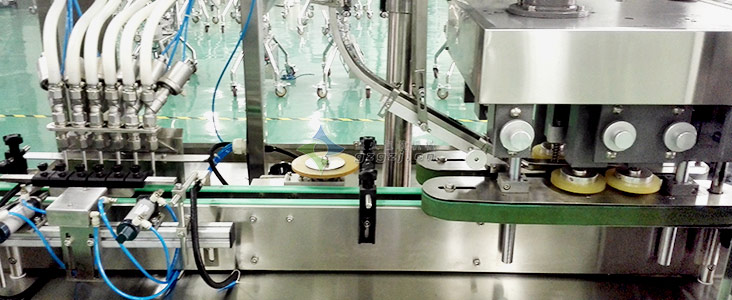 六頭灌裝旋蓋一體機(jī)細(xì)節(jié)圖