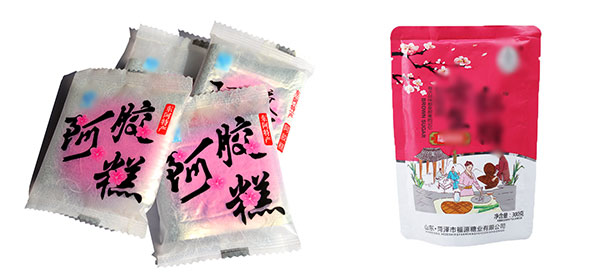 自動阿膠包裝機(jī)械樣品展示圖