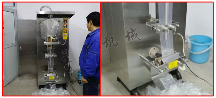 客戶廠房星火料酒包裝機械設備包裝現場拍攝