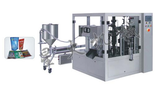 給袋式醬料自動(dòng)包裝機(jī)