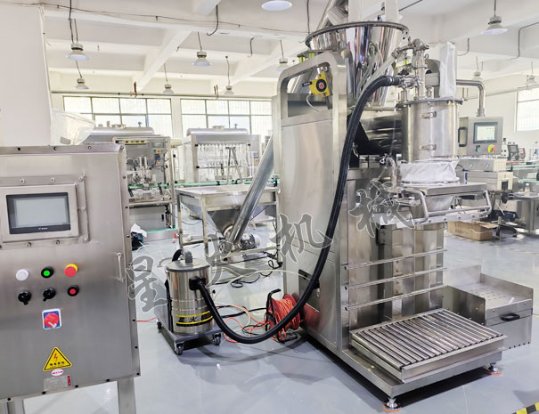 25公斤全脂乳粉自動稱重包裝機實拍圖